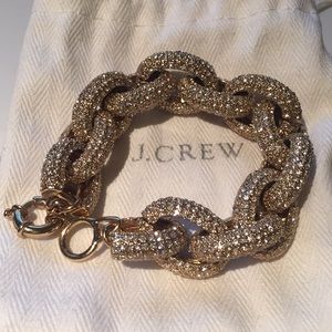 J.crew Pave Link Bracelet